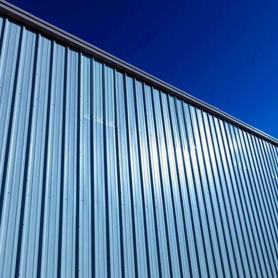 Insulated metal panel on the side of a building