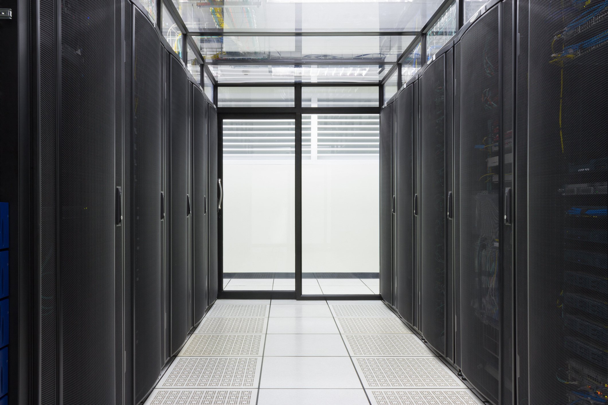 Modern interior of Data Security Center