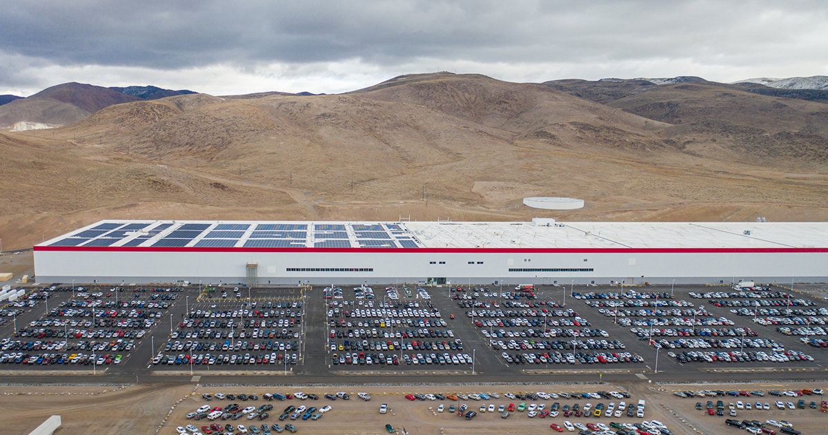 Gigafactory aerial view